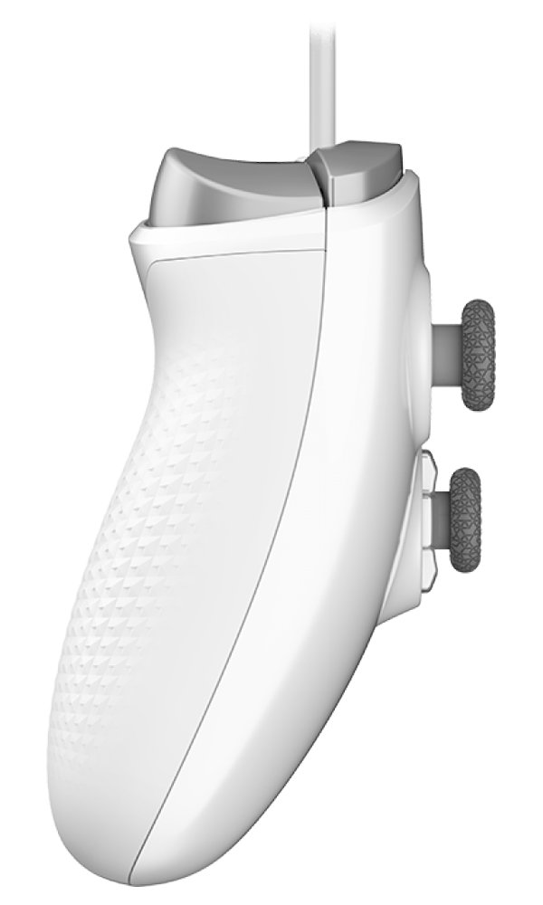 MSI gamepad FORCE GC200 WHITE/ drátový/ USB/ pro PC, Android/ bílý