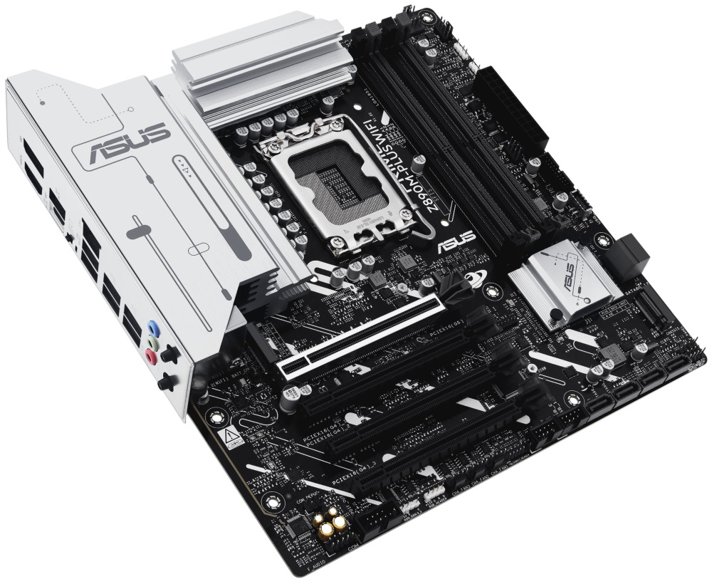 ASUS PRIME Z890M-PLUS WIFI / Z890 / LGA1851 / 4x DDR5 / M.2 / DP / HDMI / Wi-Fi / mATX