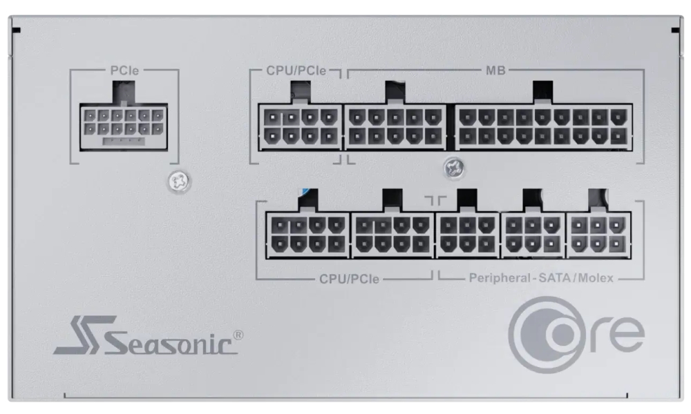 SEASONIC zdroj Core GX-850 bílý / 850W / ATX3.1 / 120mm fan / modulární / 80PLUS Gold