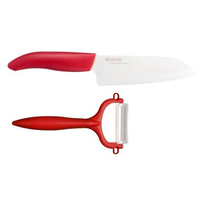 Kyocera Dárková sada na krájení a loupání – červená