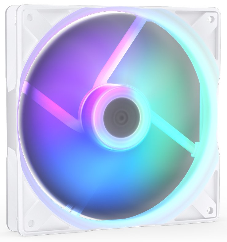 Endorfy ventilátor Stratus 140 White PWM ARGB / 140 mm ARGB / bílý