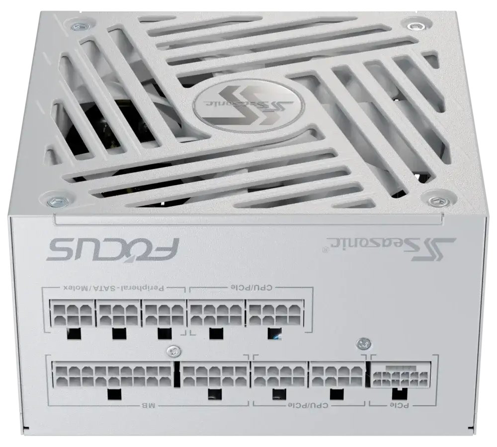 SEASONIC zdroj FOCUS GX-750 bílý / ATX3.1 / akt. PFC / 135mm / modulární / 80+ Gold