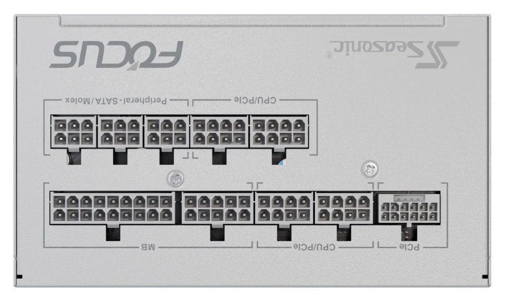 SEASONIC zdroj FOCUS GX-750 bílý / ATX3.1 / akt. PFC / 135mm / modulární / 80+ Gold