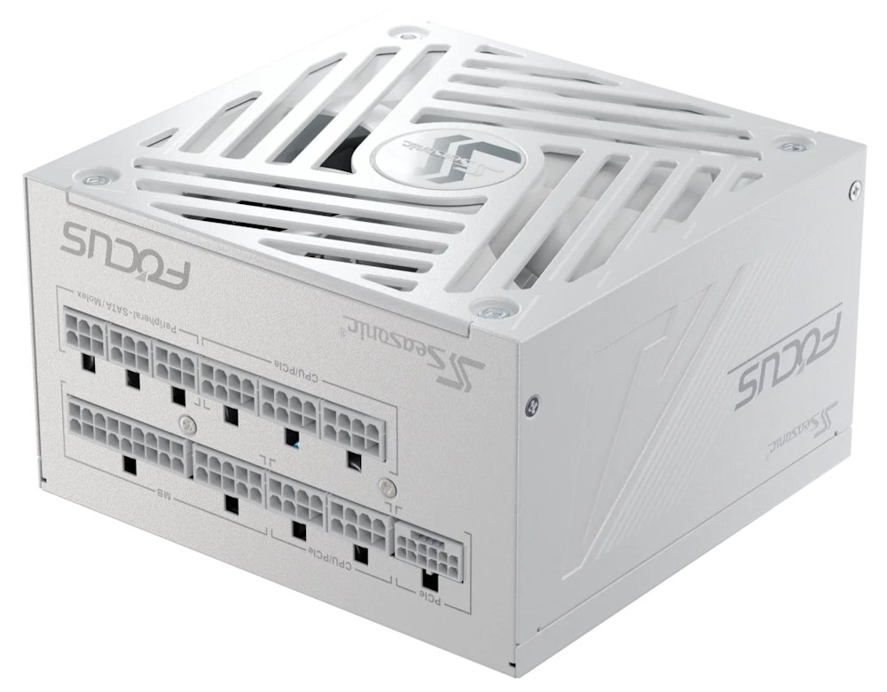 SEASONIC zdroj FOCUS GX-850 bílý / ATX3.1 / akt. PFC / 135mm / modulární / 80+ Gold