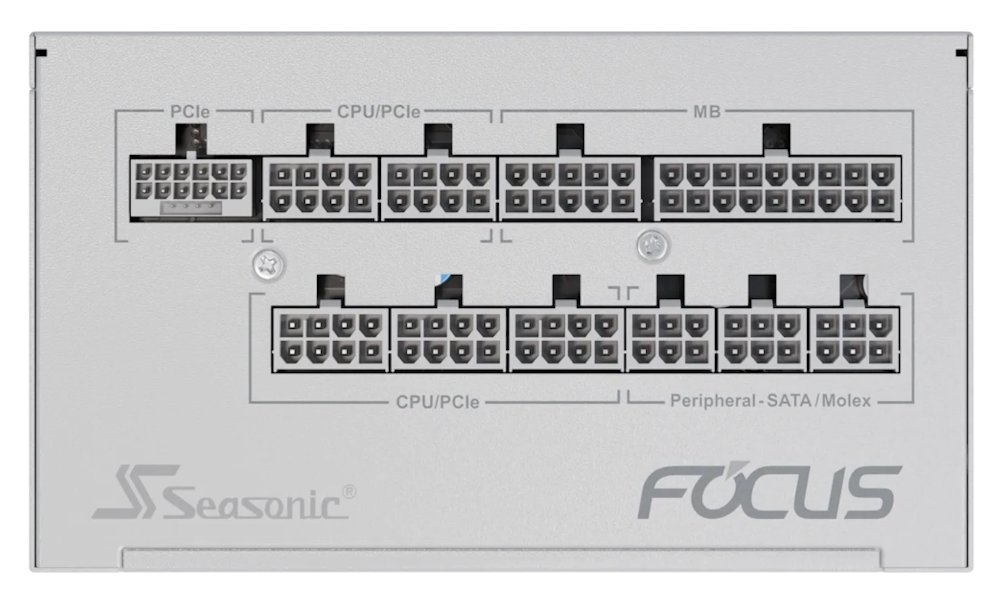 SEASONIC zdroj FOCUS GX-1000 bílý / ATX3.1 / akt. PFC / 135mm / modulární / 80+ Gold