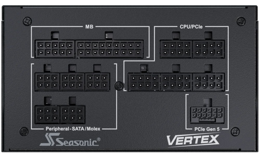 SEASONIC zdroj VERTEX PX-850 Platinum / 850W / ATX3.1 / 135mm fan / 80PLUS Platinum