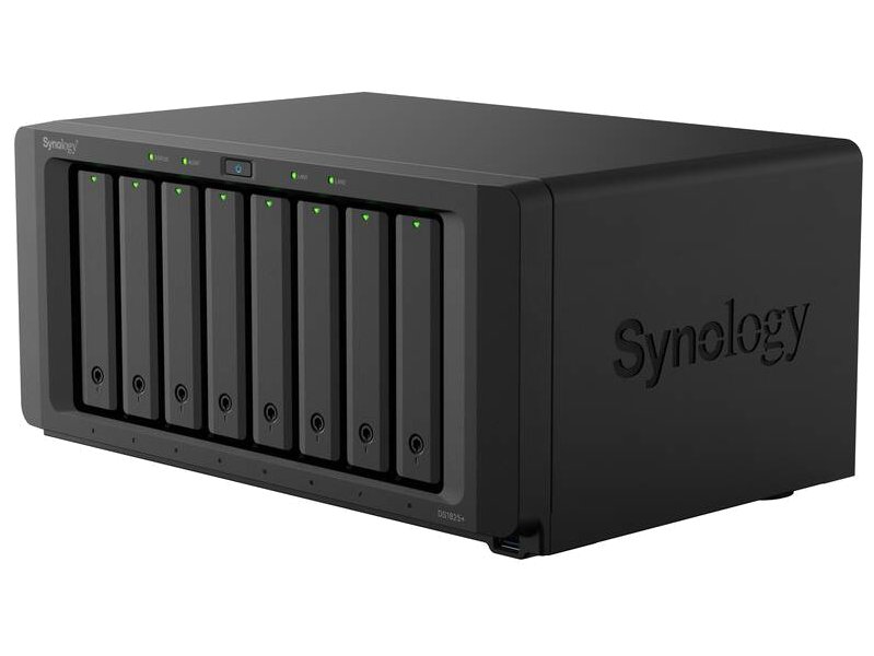 Synology DS1825+   8x SATA, 8GB RAM, 2x M.2, 3x USB3.2, 2x 2,5GbE, 1x PCIe, 2x USB-C