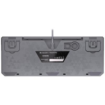 Endorfy mechanická klávesnice Thock V2 TKL / drátová / ARGB /  red sw. / USB / US layout