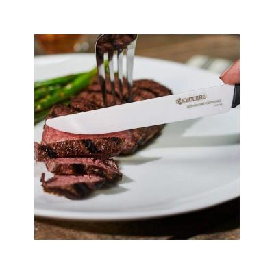Kyocera Sada steakových nožů, 4 ks, černá rukojeť, bílá čepel