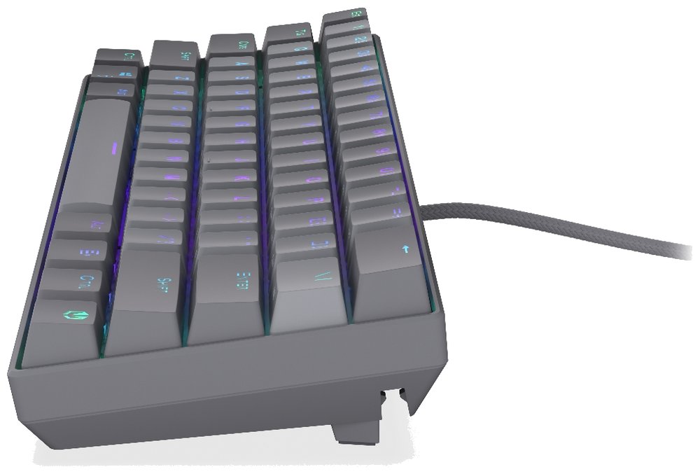 Endorfy mechanická klávesnice Thock V2 Compact / drátová / ARGB /  red sw. / USB / kompaktní / US layout