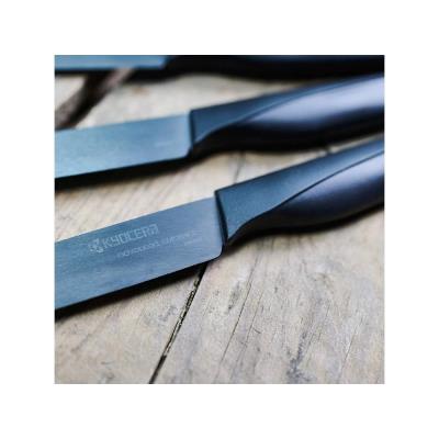 Kyocera Sada steakových nožů, 2 ks, černá rukojeť, černá čepel
