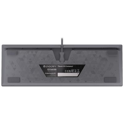 Endorfy mechanická klávesnice Thock V2 Compact / drátová / ARGB /  red sw. / USB / kompaktní / US layout