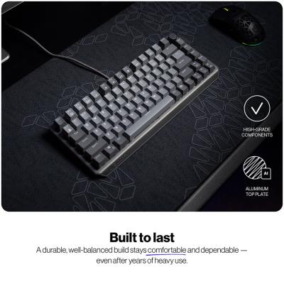 Endorfy mechanická klávesnice Thock V2 75% / drátová / ARGB /  red sw. / USB / zmenšená / US layout