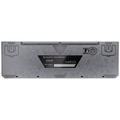 Endorfy mechanická klávesnice Thock V2 / bezdrátová / ARGB /  yellow sw. / USB / num. kl. / US layout