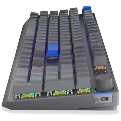 Endorfy mechanická klávesnice Thock V2 / bezdrátová / ARGB /  yellow sw. / USB / num. kl. / US layout