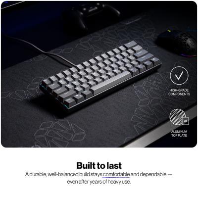 Endorfy mechanická klávesnice Thock V2 Compact / drátová / ARGB /  red sw. / USB / kompaktní / US layout