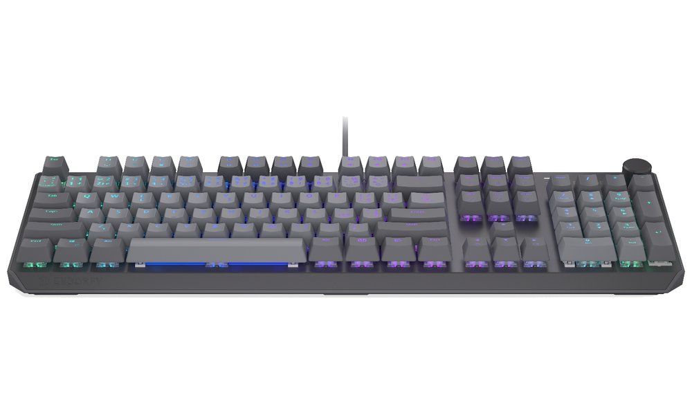 Endorfy mechanická klávesnice Thock V2 / drátová / ARGB /  red sw. / USB / num. kl. / CZ/SK layout