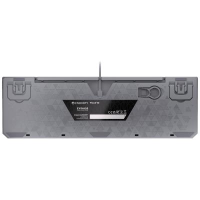 Endorfy mechanická klávesnice Thock V2 / drátová / ARGB /  red sw. / USB / num. kl. / US layout