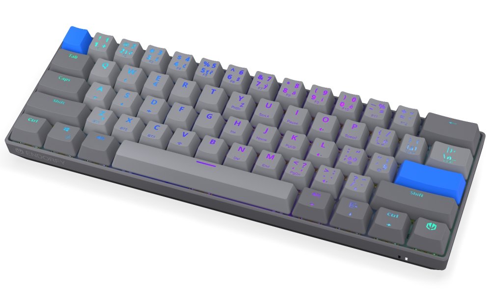 Endorfy mechanická klávesnice Thock V2 Compact / bezdrátová / ARGB /  yellow sw. / USB / kompaktní / CZ/SK layout