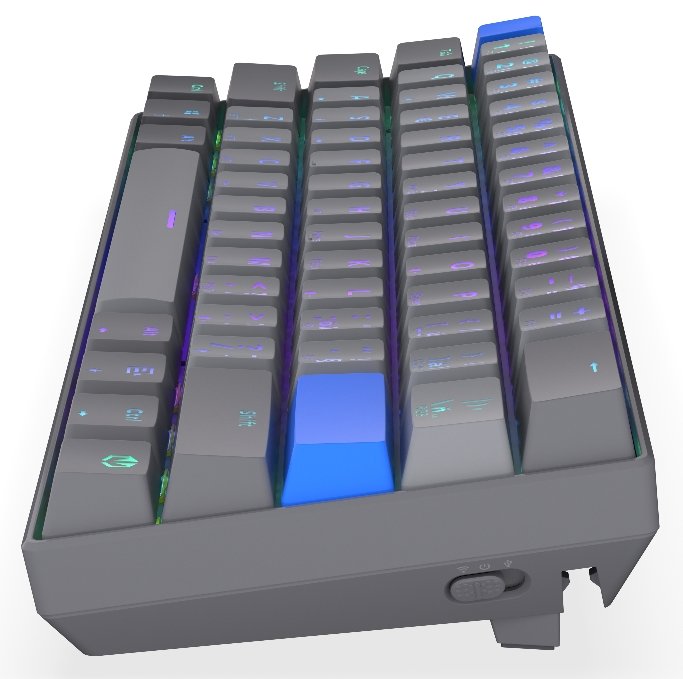 Endorfy mechanická klávesnice Thock V2 Compact / bezdrátová / ARGB /  yellow sw. / USB / kompaktní / CZ/SK layout