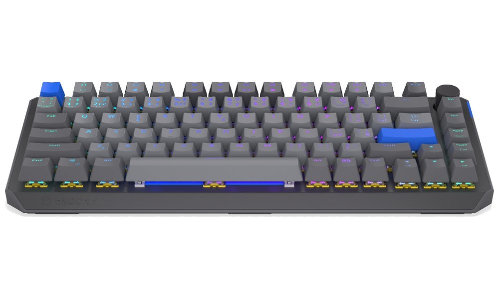 Endorfy mechanická klávesnice Thock V2 75% / bezdrátová / ARGB /  yellow sw. / USB / zmenšená / CZ/SK layout