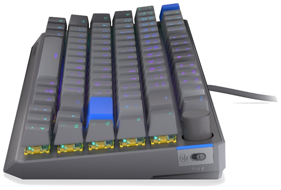 Endorfy mechanická klávesnice Thock V2 75% / bezdrátová / ARGB /  yellow sw. / USB / zmenšená / CZ/SK layout