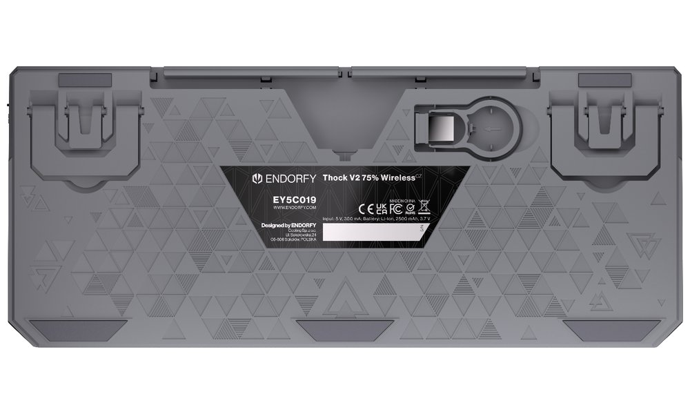 Endorfy mechanická klávesnice Thock V2 75% / bezdrátová / ARGB /  yellow sw. / USB / zmenšená / CZ/SK layout