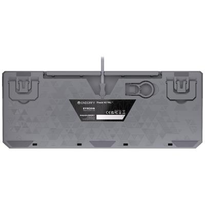 Endorfy mechanická klávesnice Thock V2 TKL / drátová / ARGB /  red sw. / USB / CZ/SK layout