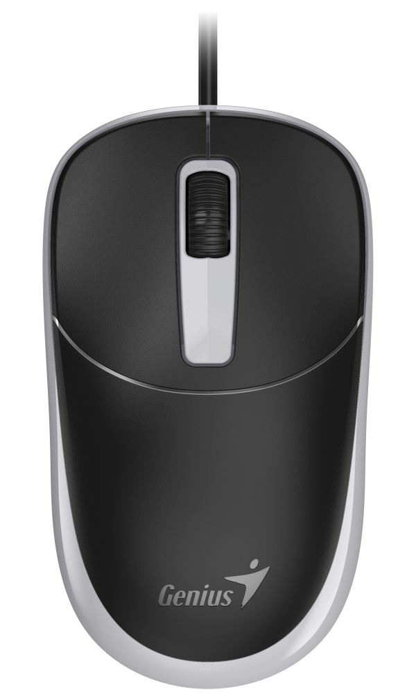 GENIUS KM-123/ Drátový set/ Ergo předložka/ Copilot/ USB/ černá/ CZ+SK layout