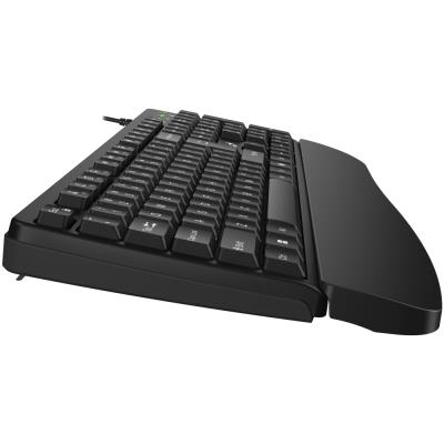 GENIUS KM-123/ Drátový set/ Ergo předložka/ Copilot/ USB/ černá/ CZ+SK layout