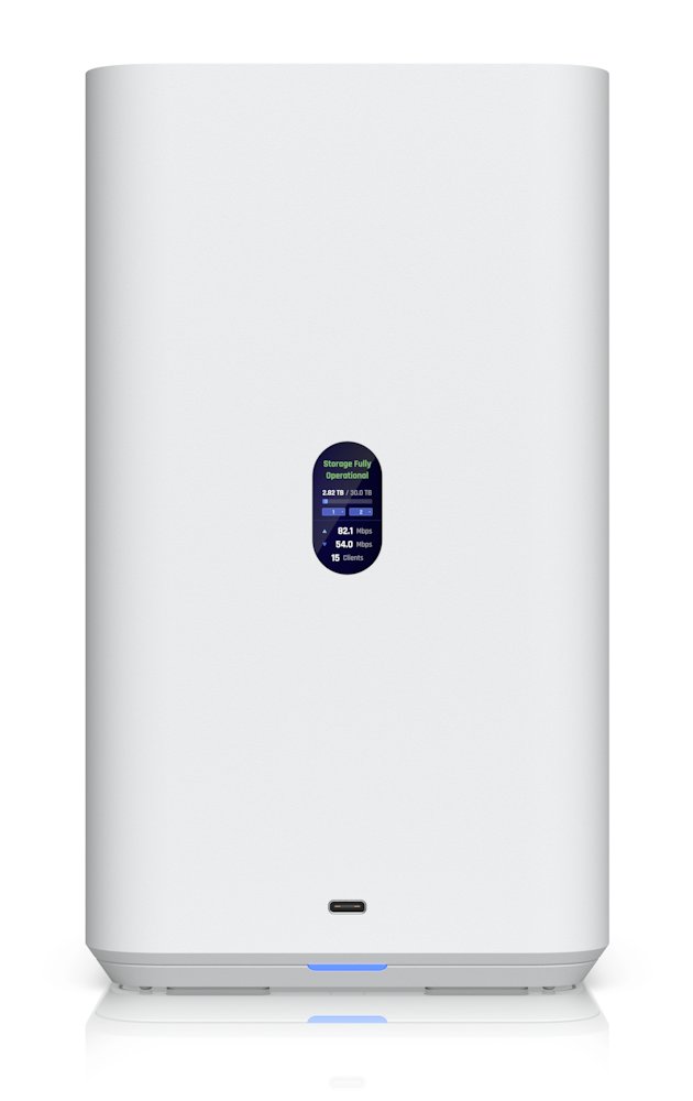 Ubiquiti UniFi UNAS 2 W - NAS server, 2x 3,5" slot HDD/SSD, RAID, 2.5GbE, 5Gbps USB-C, PoE++, bílý