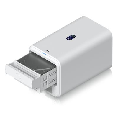 Ubiquiti UniFi UNAS 2 W - NAS server, 2x 3,5" slot HDD/SSD, RAID, 2.5GbE, 5Gbps USB-C, PoE++, bílý