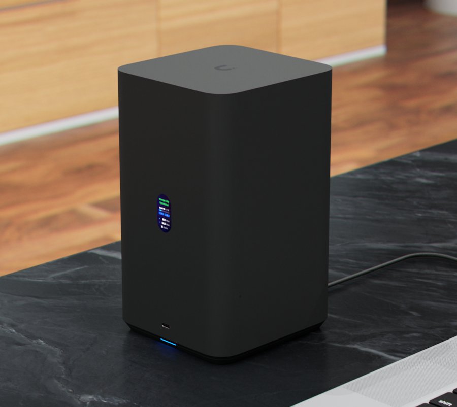 Ubiquiti UniFi UNAS 2 B - NAS server, 2x 3,5" slot HDD/SSD, RAID, 2.5GbE, 5Gbps USB-C, PoE++, černý