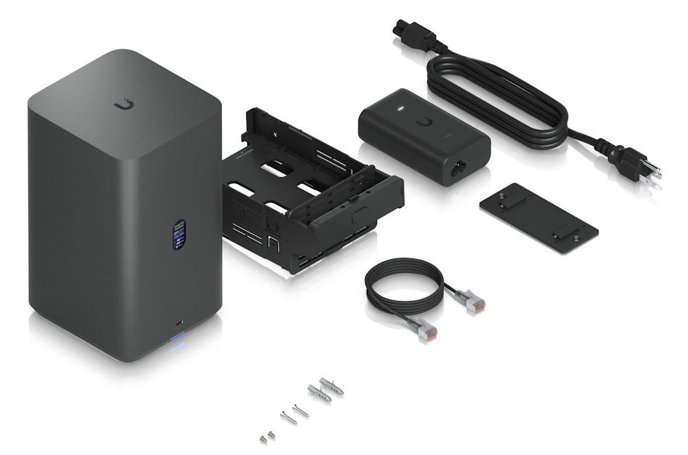 Ubiquiti UniFi UNAS 2 B - NAS server, 2x 3,5" slot HDD/SSD, RAID, 2.5GbE, 5Gbps USB-C, PoE++, černý