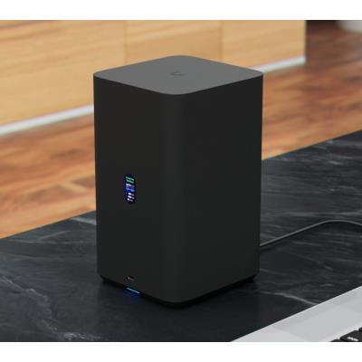Ubiquiti UniFi UNAS 2 B - NAS server, 2x 3,5" slot HDD/SSD, RAID, 2.5GbE, 5Gbps USB-C, PoE++, černý