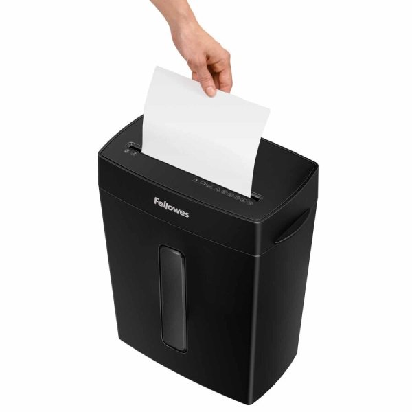 FELLOWES skartovač P 42 C/ křížový řez 4x34 mm/ objem koše 15 l/ stupeň utajení P-4 (důvěrné)/ černý