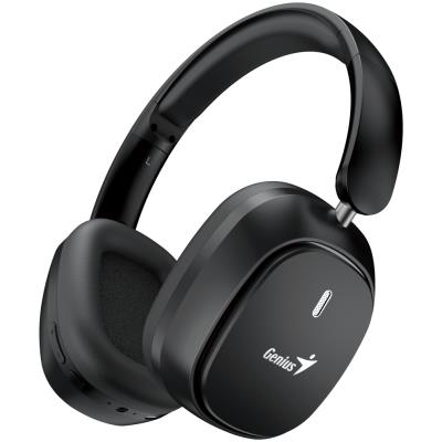 GENIUS bezdrátový headset HS-820BT/ černý/ BT5.4/ USB-C nabíjení/ skládací