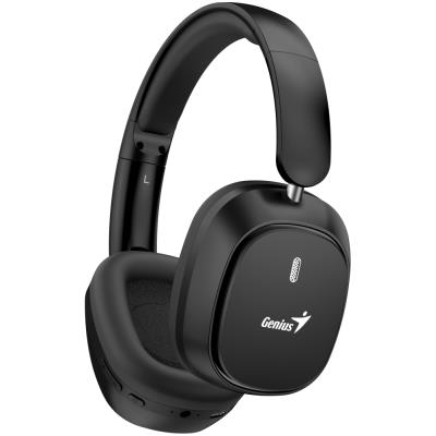 GENIUS bezdrátový headset HS-820BT/ černý/ BT5.4/ USB-C nabíjení/ skládací