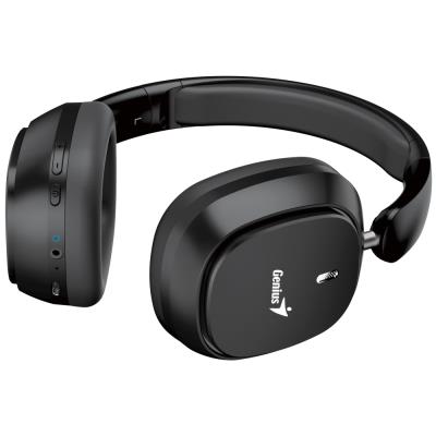 GENIUS bezdrátový headset HS-820BT/ černý/ BT5.4/ USB-C nabíjení/ skládací