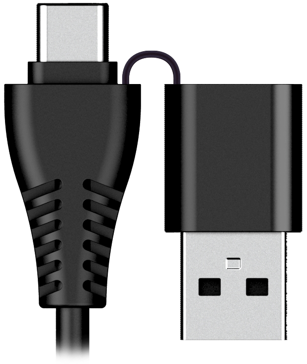 GENIUS FaceCam Light/ 2M 1080P/ LED světlo/ kryt soukromí/ USB-C/ USB/ UVC/ mikrofon/ černá