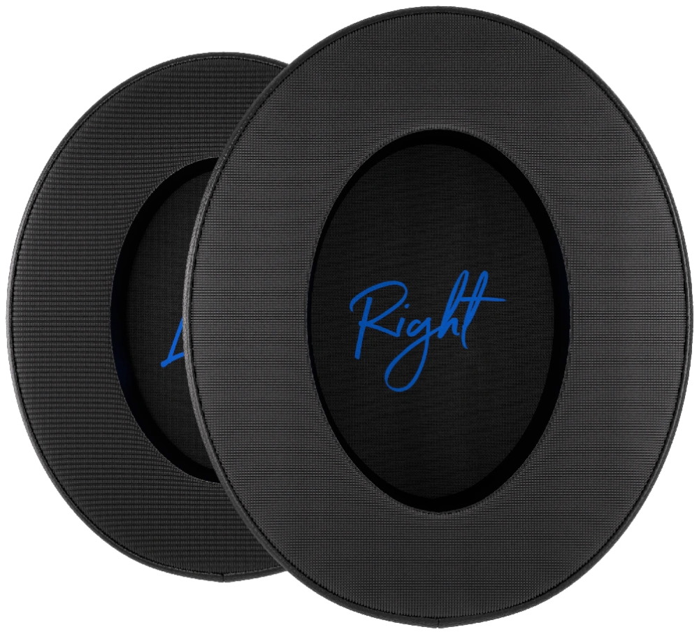 Endorfy náušníky Cool Hybrid / kombinace kůže a textilu / chladivá vrstva / univerzální / černé