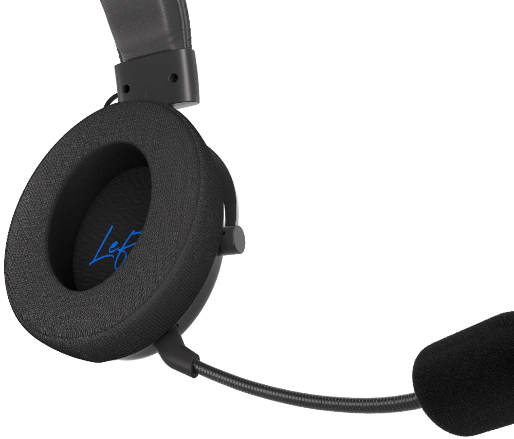 Endorfy náušníky Soft Breathing / textilní / paměťová pěna / univerzální / černé