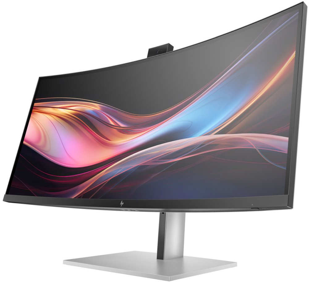 HP 734pm/ 34"/ prohnutý/ 3440x1440/ IPS/ 5ms/ 400 cd/m2/ 2000:1/ HDMI/ DP/ USB/ Thunderbolt4/ VESA/ repro/ stříbrný