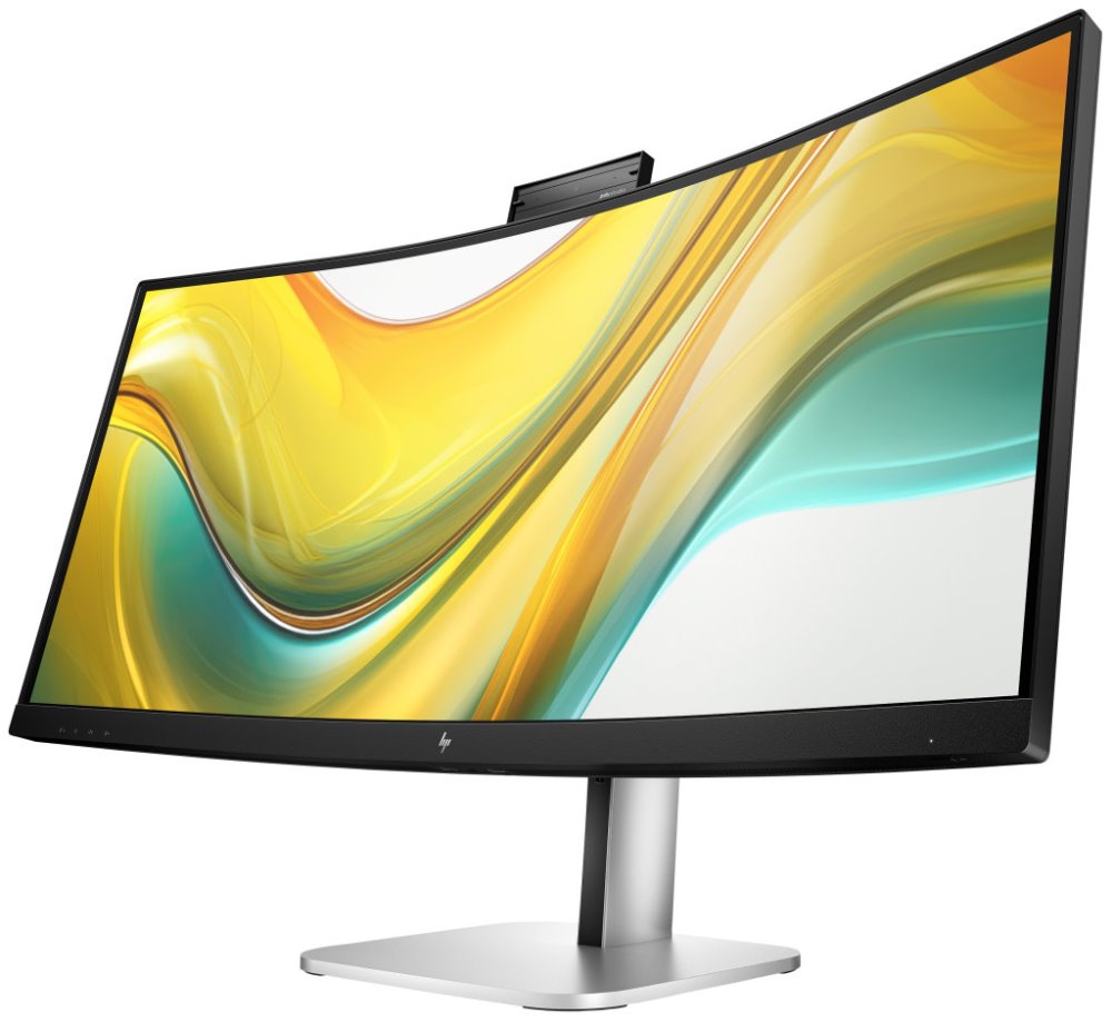 HP 534pm/ 34"/ prohnutý/ 3440x1440/ VA/ 5ms/ 400 cd/m2/ 4000:1/ HDMI/ DP/ USB/ USB-C/ VESA/ repro/ černý