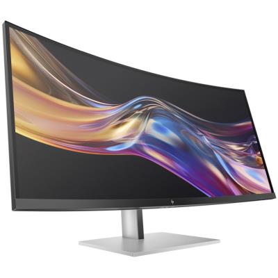 HP 738pu/ 37,5"/ prohnutý/ 3840x1600/ IPS/ 5ms/ 400 cd/m2/ 2000:1/ HDMI/ DP/ USB/ Thunderbolt4/ VESA/ stříbrný