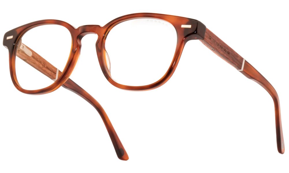 GUNNAR kancelářske/herní brýle  TIOGA MAROON/ROSEWOOD čirá skla-PRO MINERAL BLF 35 GUNNAR focus