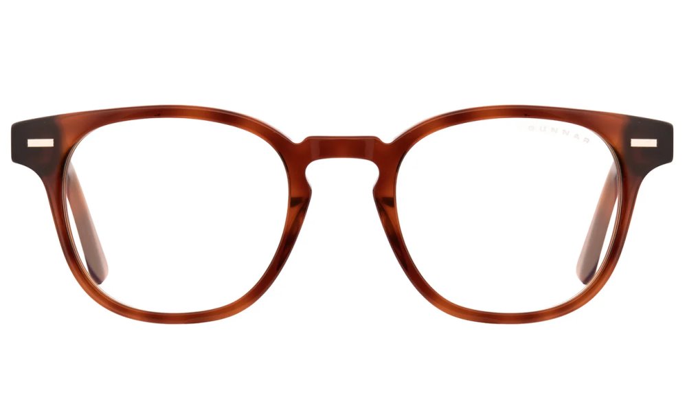 GUNNAR kancelářske/herní brýle  TIOGA MAROON/ROSEWOOD čirá skla-PRO MINERAL BLF 35 GUNNAR focus