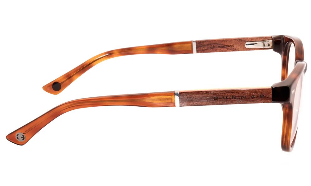 GUNNAR kancelářske/herní brýle  TIOGA MAROON/ROSEWOOD čirá skla-PRO MINERAL BLF 35 GUNNAR focus