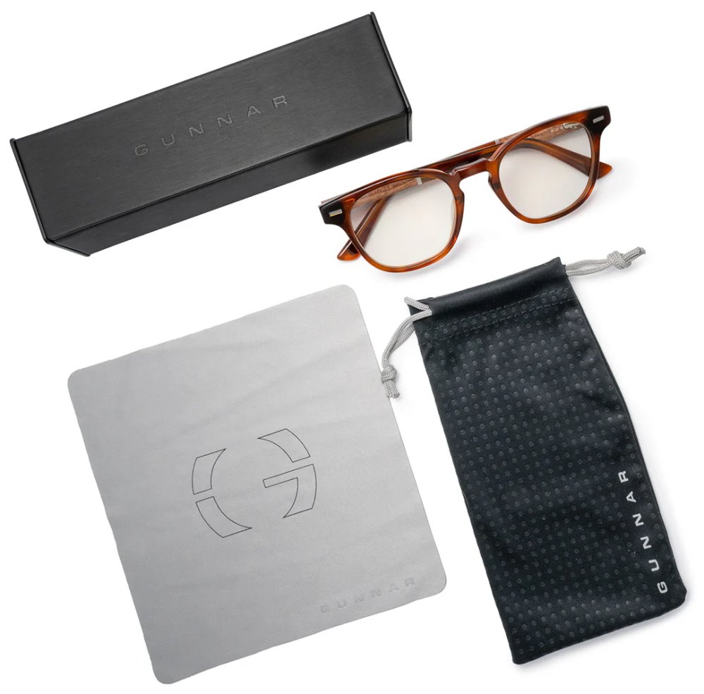 GUNNAR kancelářske/herní brýle  TIOGA MAROON/ROSEWOOD čirá skla-PRO MINERAL BLF 35 GUNNAR focus