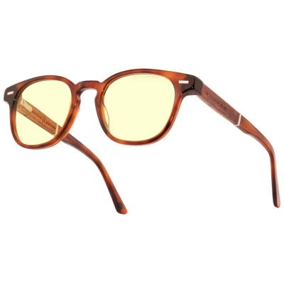 GUNNAR kancelářske/herní brýle  TIOGA MAROON/ROSEWOOD jantarová skla MINERAL BLF 65 GUNNAR focus